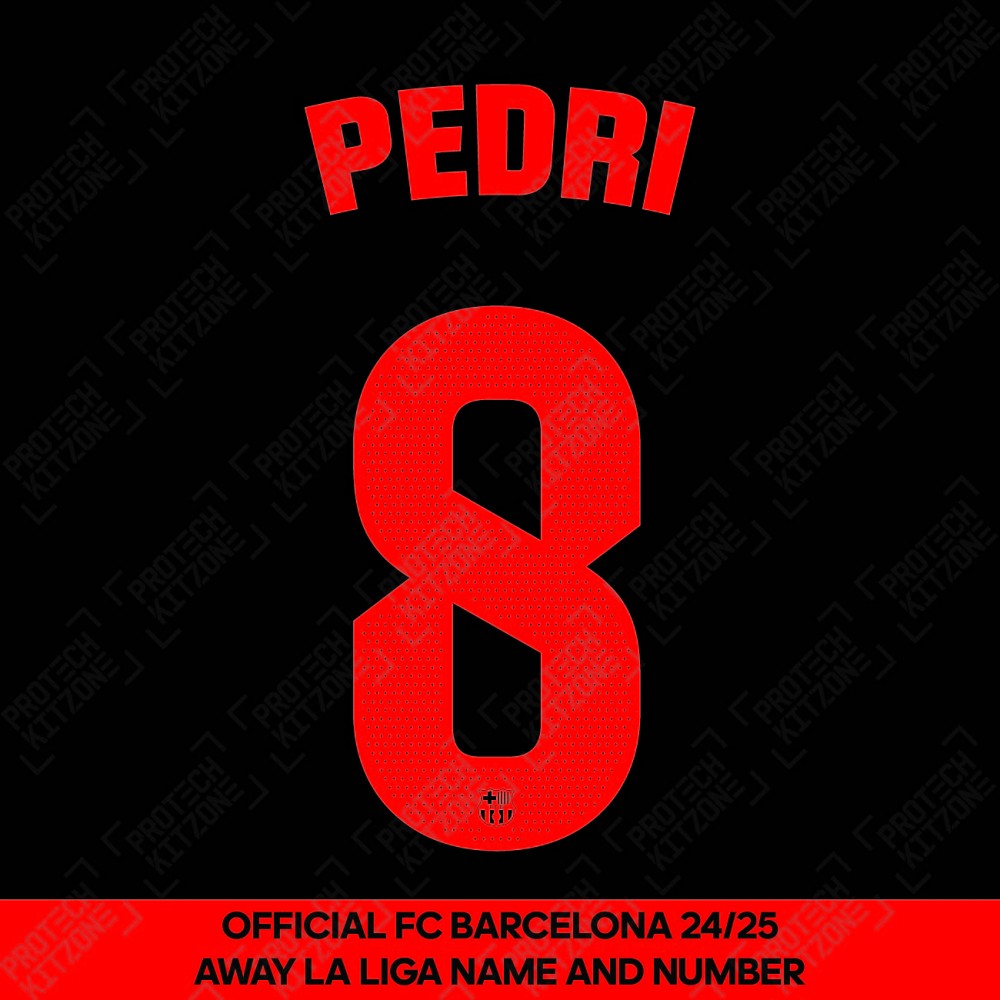 Barcelona Custom Barcelona Pedri 2024-25 Away Fan Version